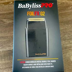 BaBylissPRO Barberology Double Foil Shaver FXFS2B BLACKFX Professional Electric